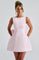 Wedding Guest Dress with Decorative Bow – Short Evening Dress for Special Occasions 0