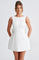 Wedding Guest Dress with Decorative Bow – Short Evening Dress for Special Occasions 9