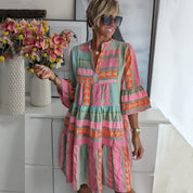 Boho Dress for Women – Elegant A-Line Spring Dress for Any Occasion 0