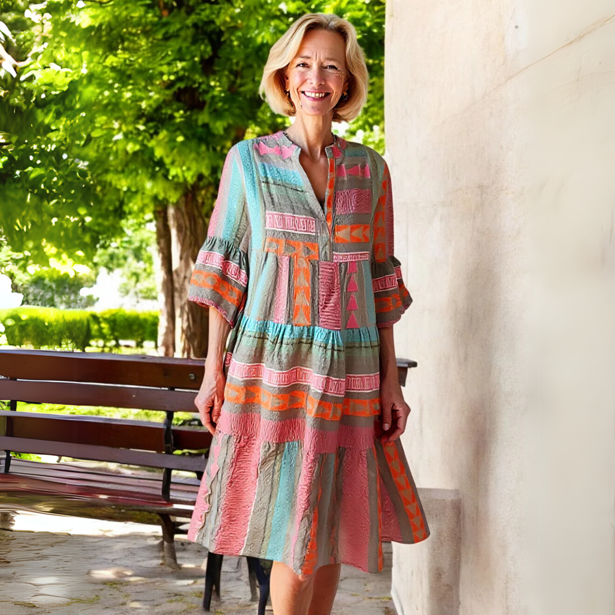 Boho Dress for Women – Elegant A-Line Spring Dress for Any Occasion 5