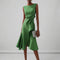 Sleeveless Pleated Midi Dress for Women – Elegant Wedding Guest & Occasion Dress 8