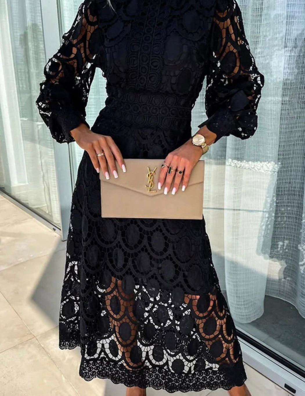 Lace Midi Dress for Weddings – Elegant Occasion Midi Dress 2