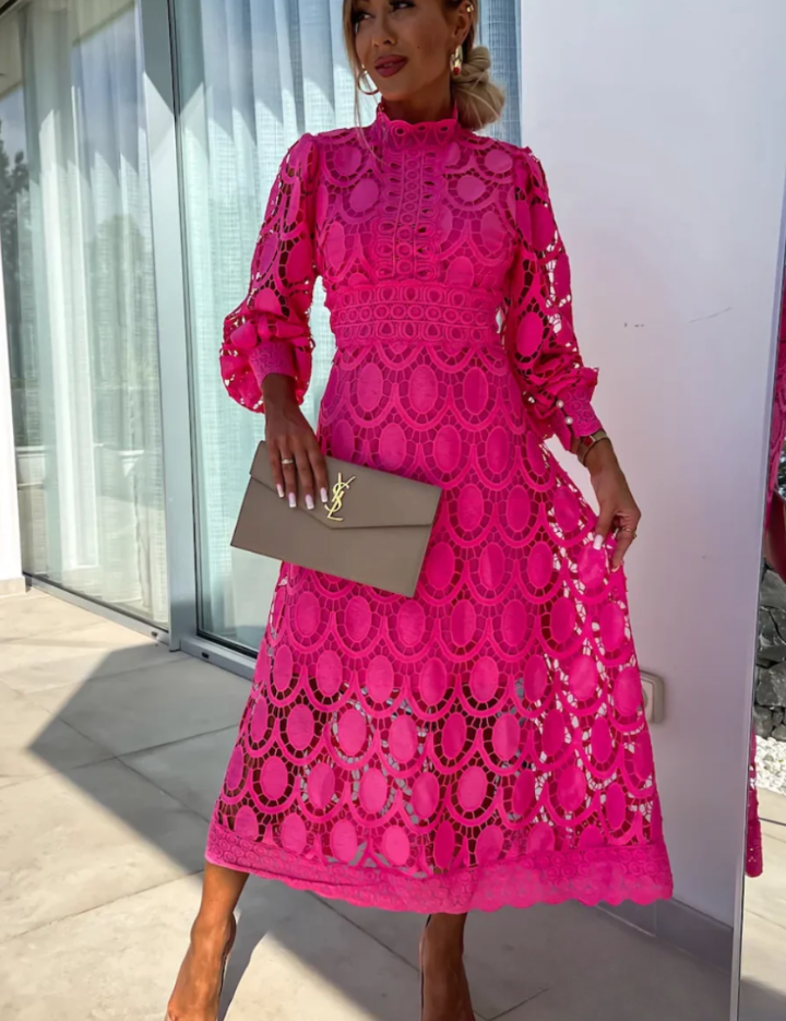Lace Midi Dress for Weddings – Elegant Occasion Midi Dress 4