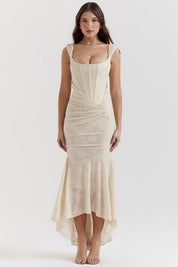 Evening Dress for Women – Elegant Lace-Accent Occasion Dress 1