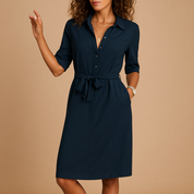 Fitted Dress for Women – Elegant Modern-Cut Occasion Dress – Milou 3