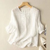Floral Blouse for Women – Comfortable Elegant Top for Any Occasion 0