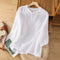 Floral Button-Front Blouse for Women – Elegant Embroidered Top for Any Occasion 0