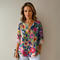 Floral Print Blouse for Women – Elegant Top for Any Occasion 0