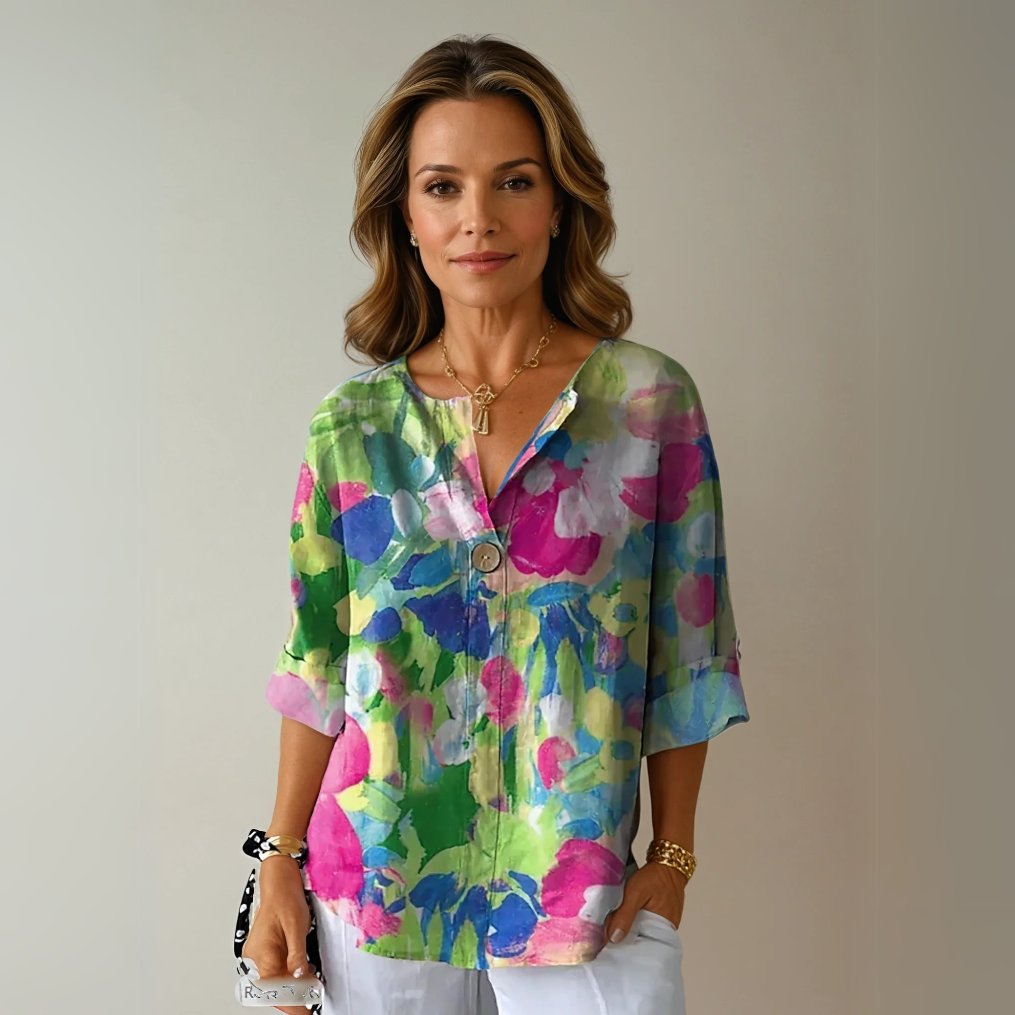 Floral Print Blouse for Women – Elegant Top for Any Occasion 3