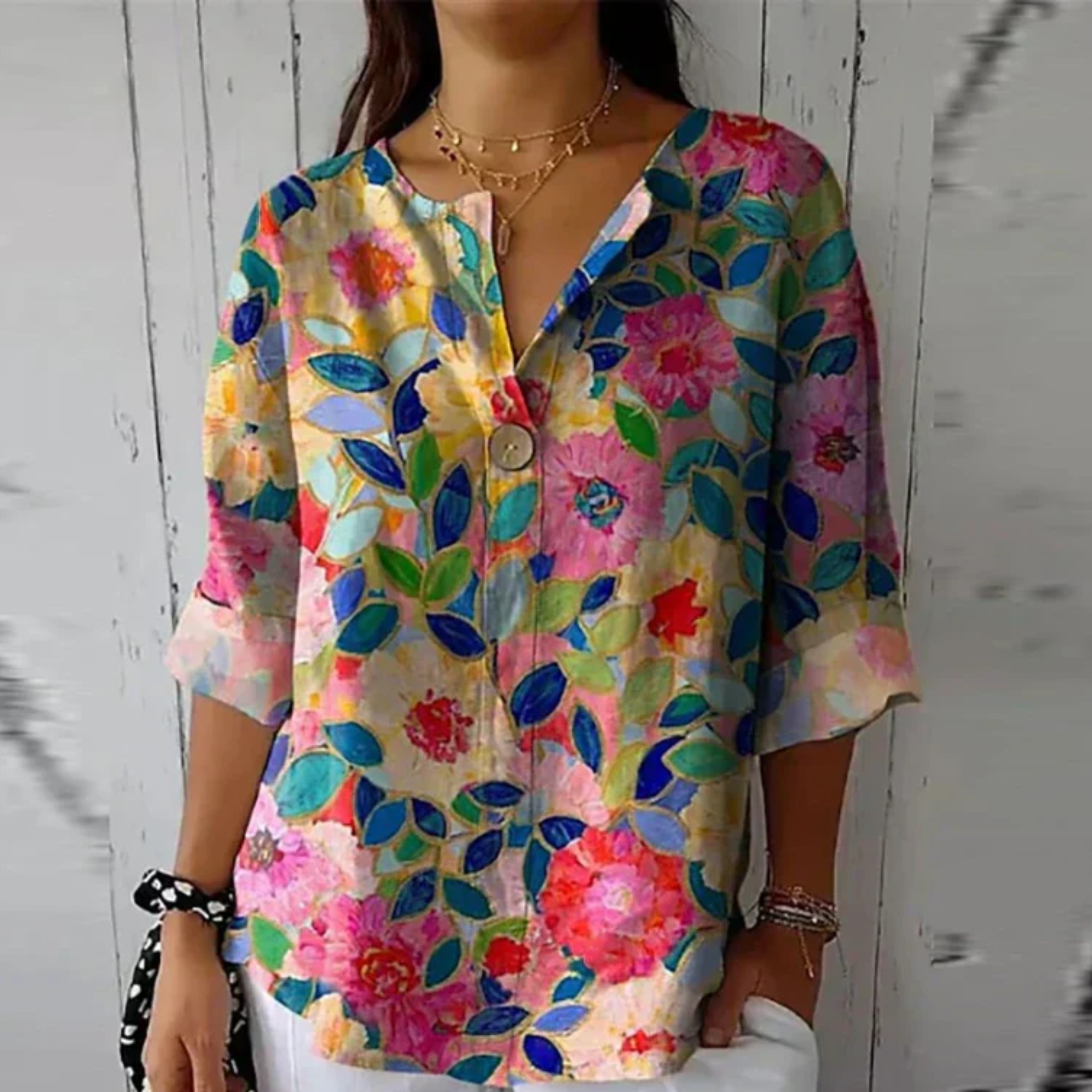 Floral Print Blouse for Women – Elegant Top for Any Occasion 4