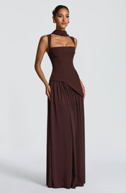 Asymmetric Maxi Dress for Women – Elegant Occasion Maxi Dress 5