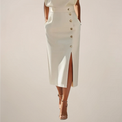 Sleeveless Midi Dress for Women – Stylish & Modern Fitted Dress 4