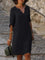 V-Neck Dress for Women – Elegant Pleated Dress for Any Occasion 0