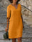 V-Neck Dress for Women – Elegant Pleated Dress for Any Occasion 4