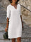V-Neck Dress for Women – Elegant Pleated Dress for Any Occasion 6