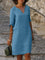 V-Neck Dress for Women – Elegant Pleated Dress for Any Occasion 9