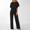 Wide-Leg Jumpsuit for Women – Belted Short-Sleeve Summer Jumpsuit 3