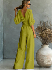V-Neck Jumpsuit for Women – Elegant Modern Jumpsuit for Any Occasion – Martina 7
