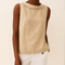 Sleeveless Collared Top for Women – Elegant Summer Top for Sunny Days 2