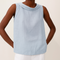 Sleeveless Collared Top for Women – Elegant Summer Top for Sunny Days 4