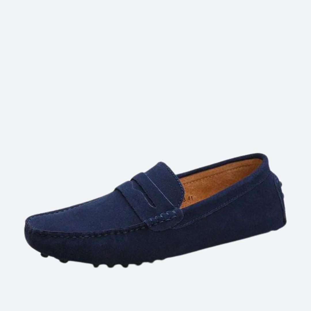 Women's Leather Loafers – Elegant Closed-Upper Summer Loafers 8