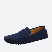 Women's Leather Loafers – Elegant Closed-Upper Summer Loafers 8