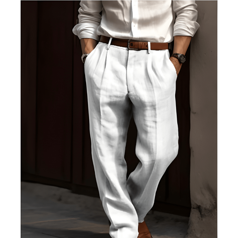Men's Straight-Leg Trousers – Elegant Comfortable Trousers for Any Occasion 2