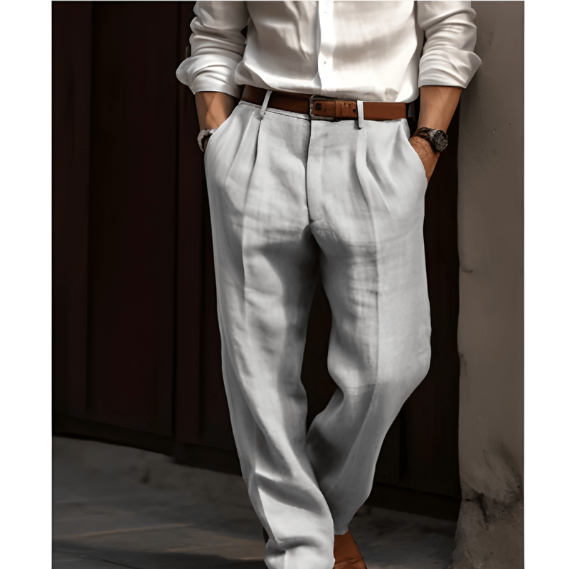 Men's Straight-Leg Trousers – Elegant Comfortable Trousers for Any Occasion 3