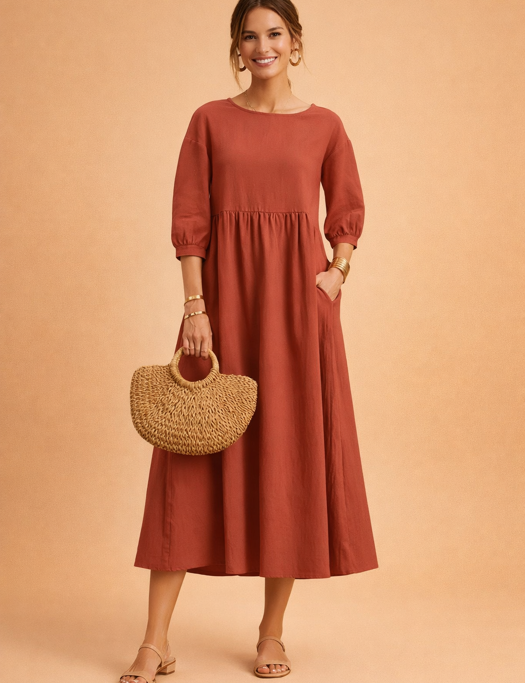 Elegant Dress for Women – Fitted Refined Occasion Dress – Amabel