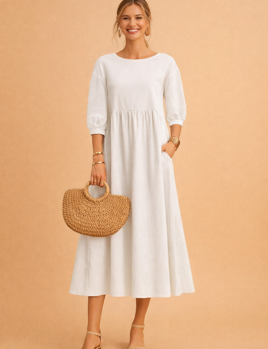 Elegant Dress for Women – Fitted Refined Occasion Dress – Amabel