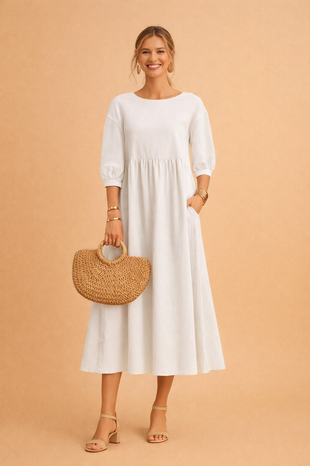 Elegant Dress for Women – Fitted Refined Occasion Dress – Amabel