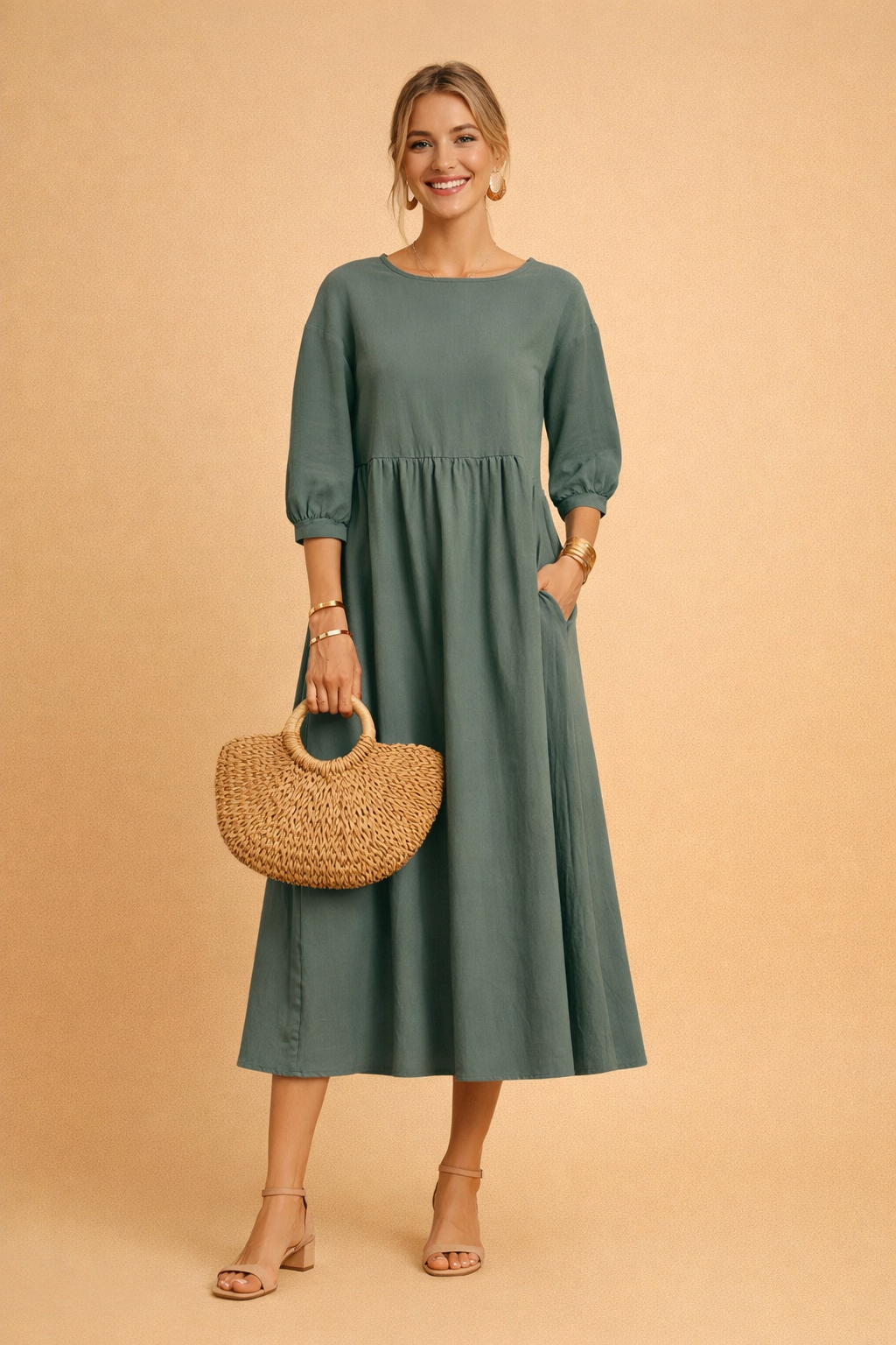 Elegant Dress for Women – Fitted Refined Occasion Dress – Amabel