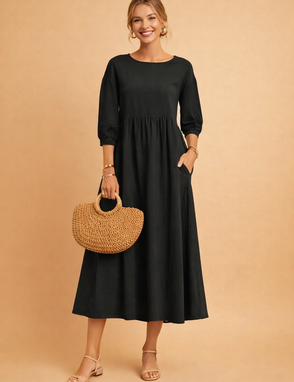 Elegant Dress for Women – Fitted Refined Occasion Dress – Amabel