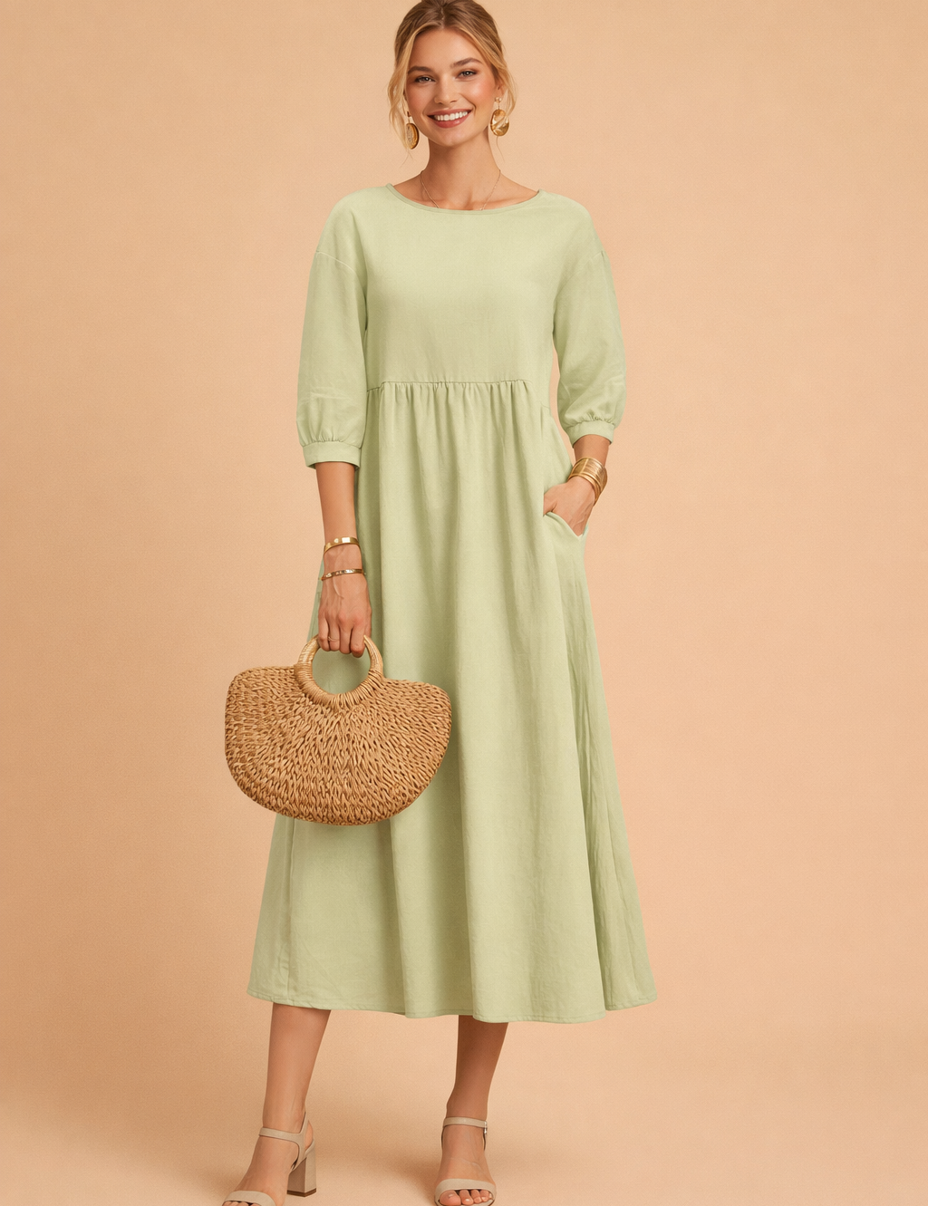 Elegant Dress for Women – Fitted Refined Occasion Dress – Amabel