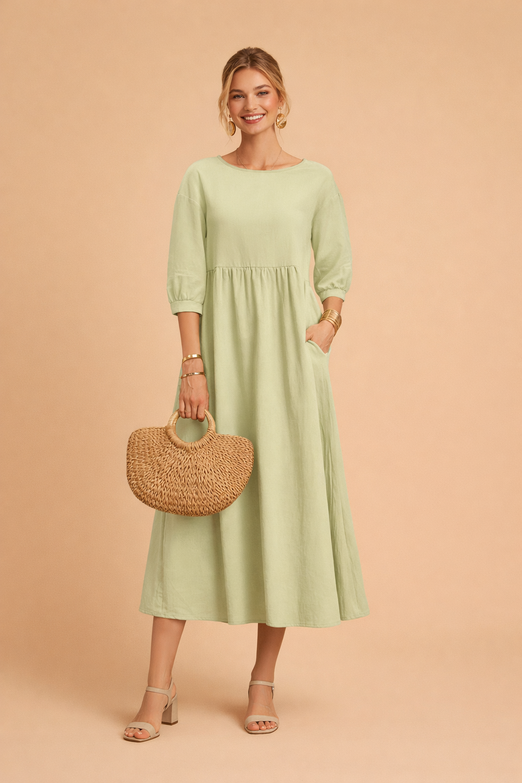 Elegant Dress for Women – Fitted Refined Occasion Dress – Amabel