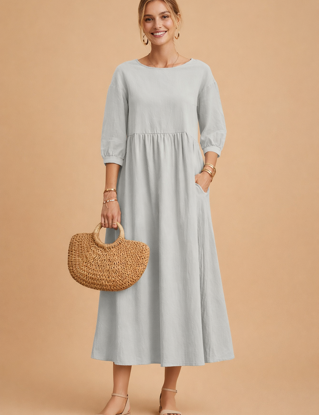 Elegant Dress for Women – Fitted Refined Occasion Dress – Amabel