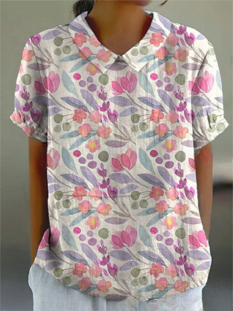White Pattern Floral