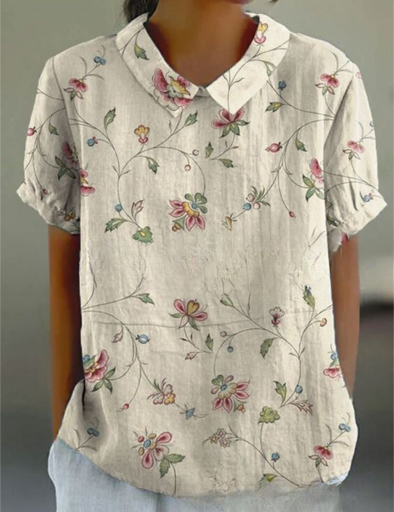 Floral Top for Women – Soft Breathable Casual Top – Flora 13