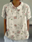 Floral Top for Women – Soft Breathable Casual Top – Flora 13