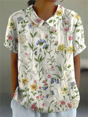 Floral Top for Women – Soft Breathable Casual Top – Flora 1