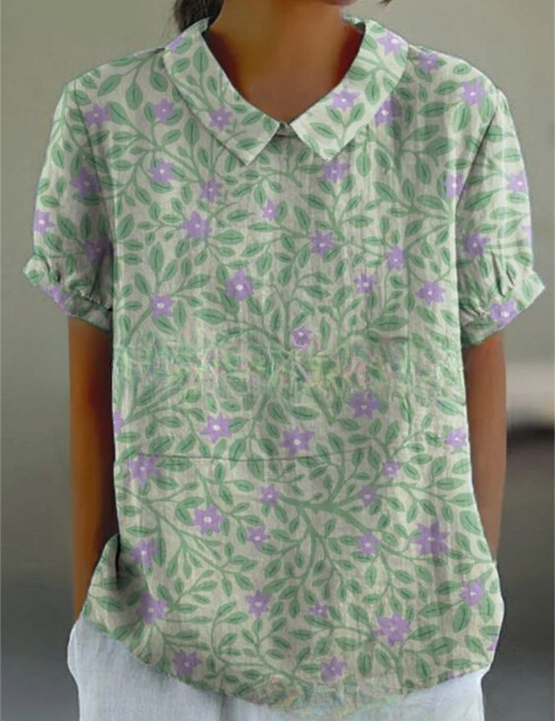 Floral Top for Women – Soft Breathable Casual Top – Flora 3