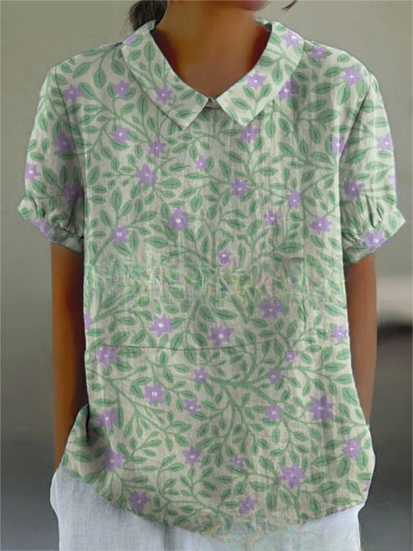 Floral Top for Women – Soft Breathable Casual Top – Flora 3