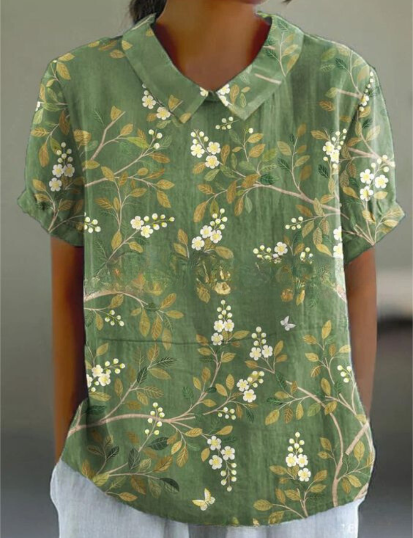 Floral Top for Women – Soft Breathable Casual Top – Flora 5