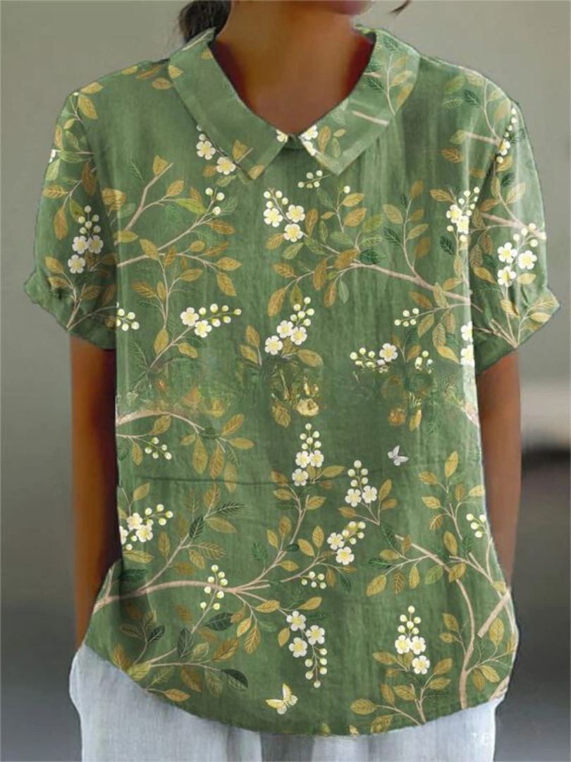 Floral Top for Women – Soft Breathable Casual Top – Flora 5