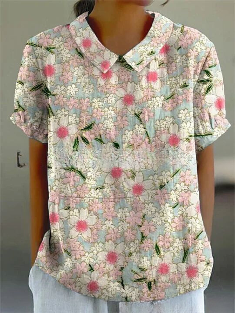 Floral Top for Women – Soft Breathable Casual Top – Flora 6