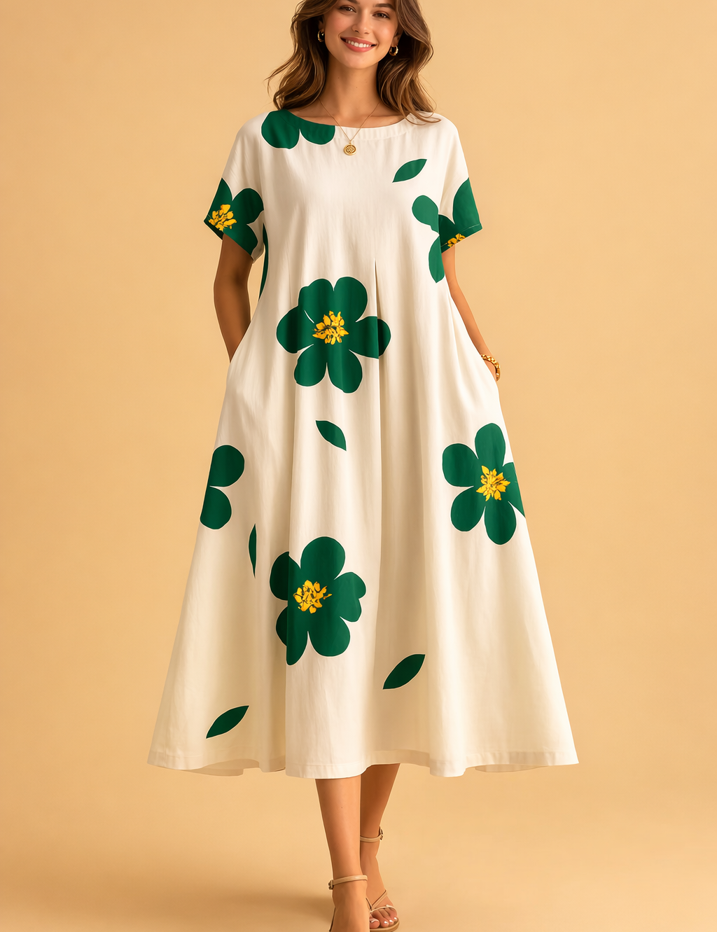 Boho Floral Dress for Women – Fitted Occasion Dress – Lottie
