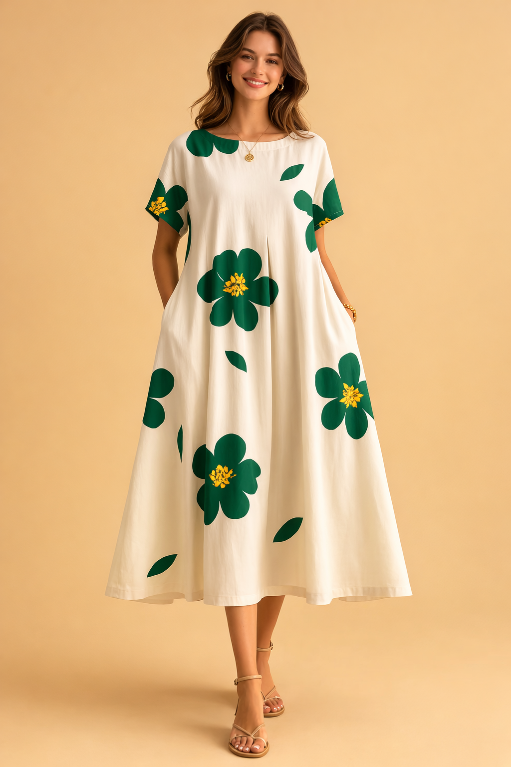 Boho Floral Dress for Women – Fitted Occasion Dress – Lottie