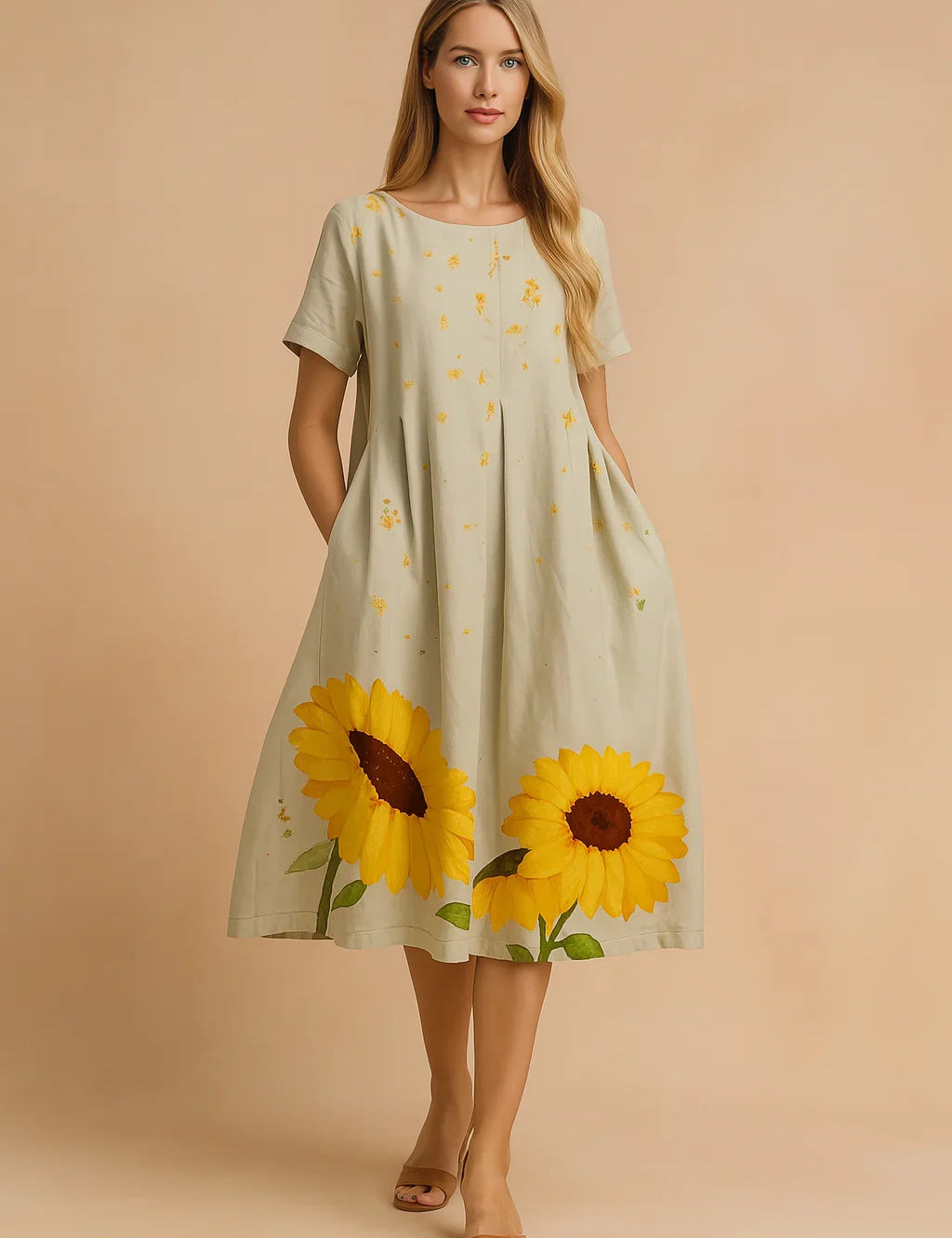 Boho Floral Dress for Women – Fitted Occasion Dress – Lottie