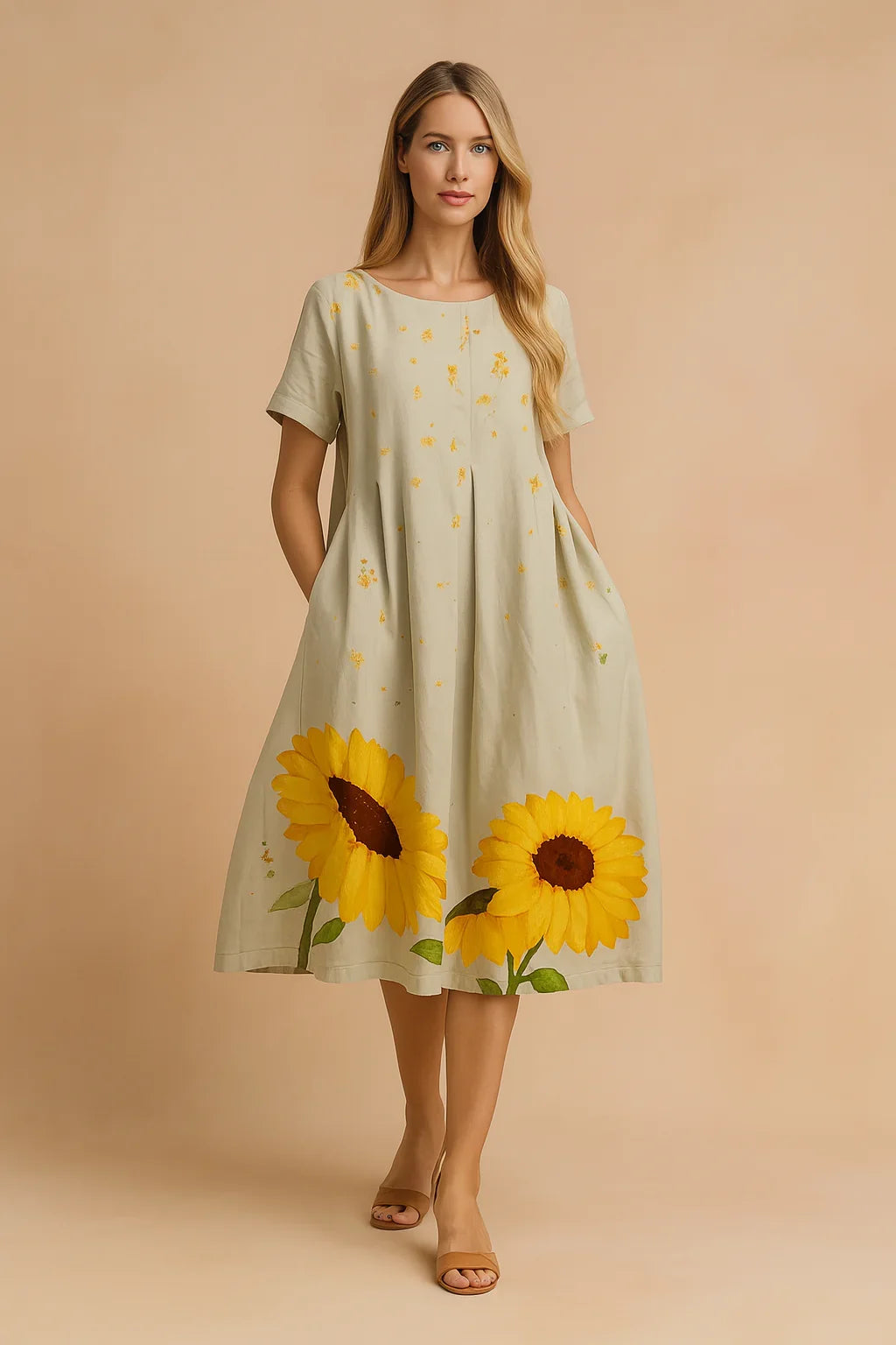 Boho Floral Dress for Women – Fitted Occasion Dress – Lottie