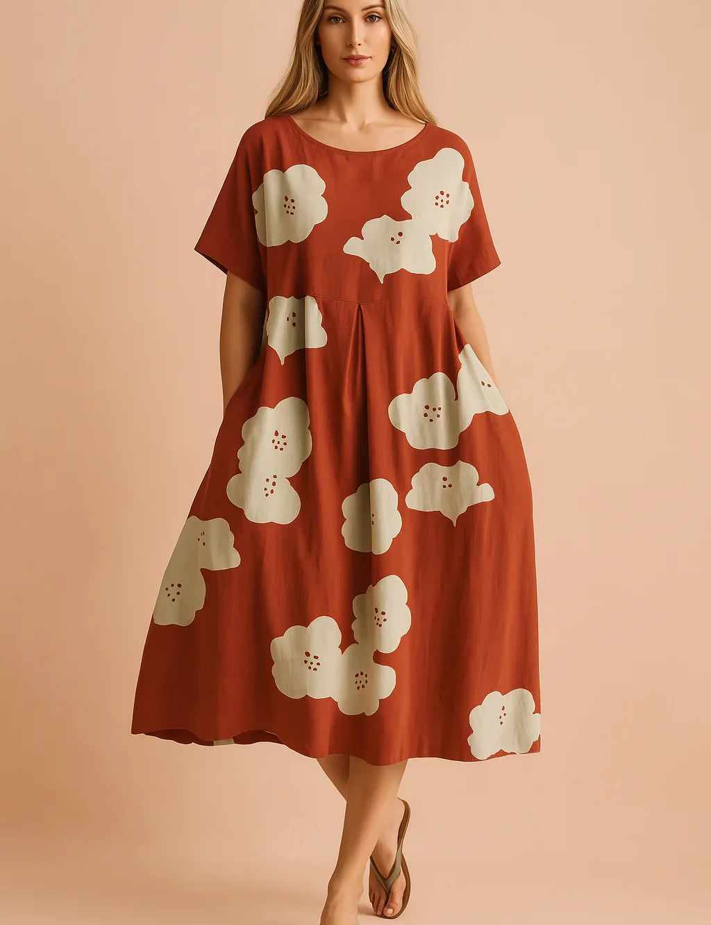 Boho Floral Dress for Women – Fitted Occasion Dress – Lottie